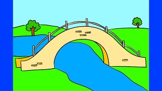 איך מציירים גשר