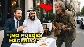 “SI ME CANTAS ESA MELODÍA EN ÁRABE, TE PAGO 1 MILLÓN” EL MILLONARIO SE BURLÓ… PERO TERMINÓ LLORANDO