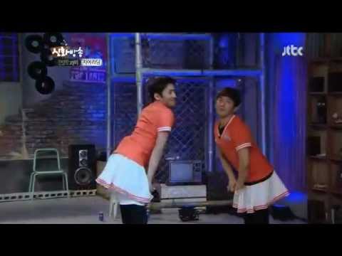 Shinhwa's Eusha cheerleading cut on Shinbang