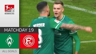 Werder moves up to 3rd! | Bremen — Düsseldorf 3-0 | Highlights | MD 19 – Bundesliga 2 — 2021/22
