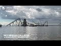 New video shows wreckage of Key Bridge collapse from the water  - 00:54 min - News - Video