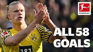 Erling Haaland — All 58 Bundesliga Goals so far