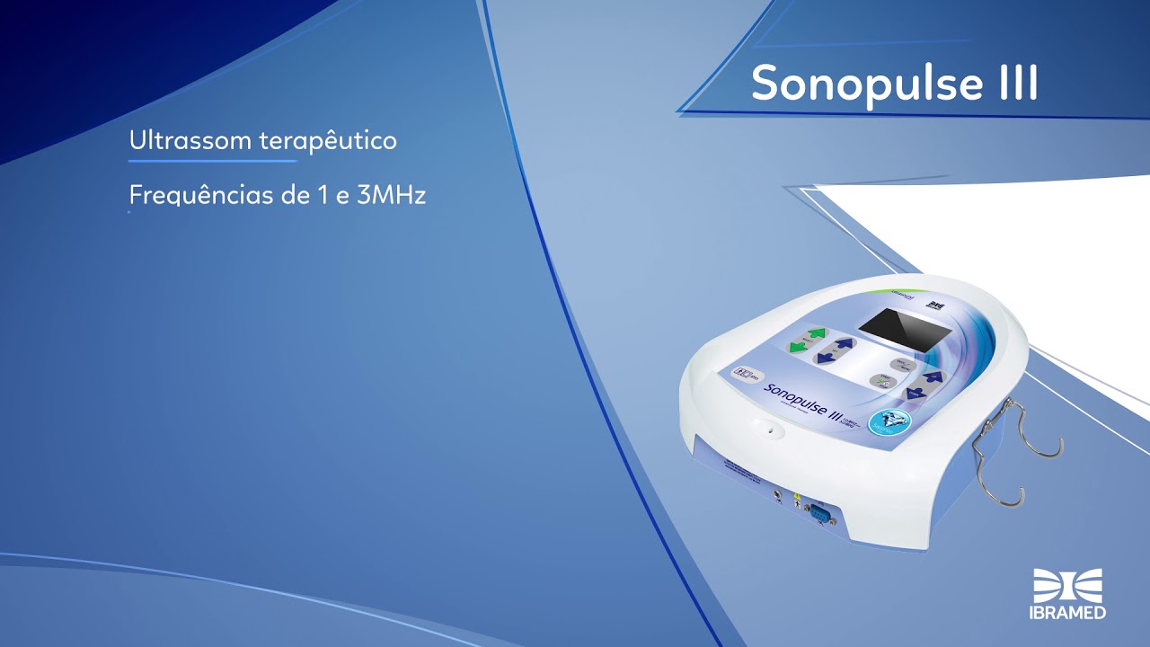 SONOPULSE COMPACT -  IBRAMED - APARELHO DE ULTRASSOM DE 3MHZ