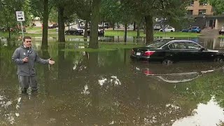 Heavy rain floods parts of Minneapolis