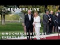 LIVE: Britains King Charles attends event on energy in Rome