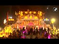 Under-construction Ayodhya Ram Temple decorated for Diwali  - 02:55 min - News - Video