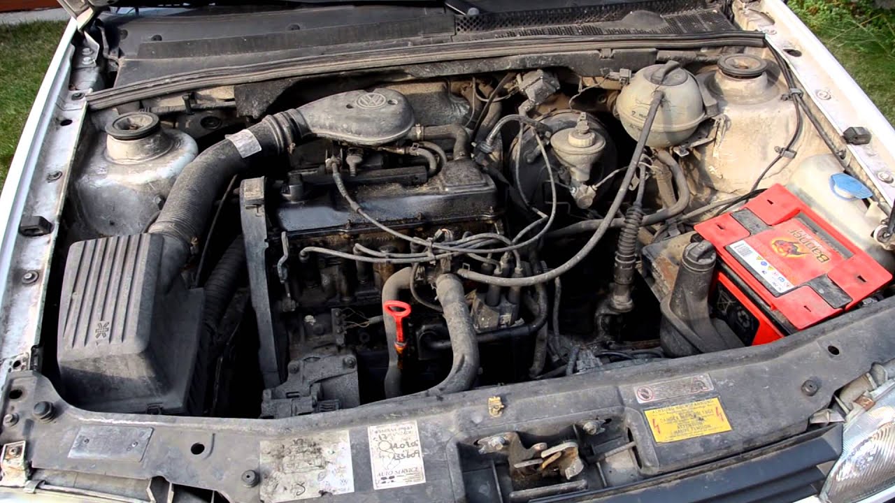 Volkswagen Golf III 1.8 engine start and sound HD YouTube
