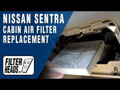 How to change in cabin air filter nissan sentra #9