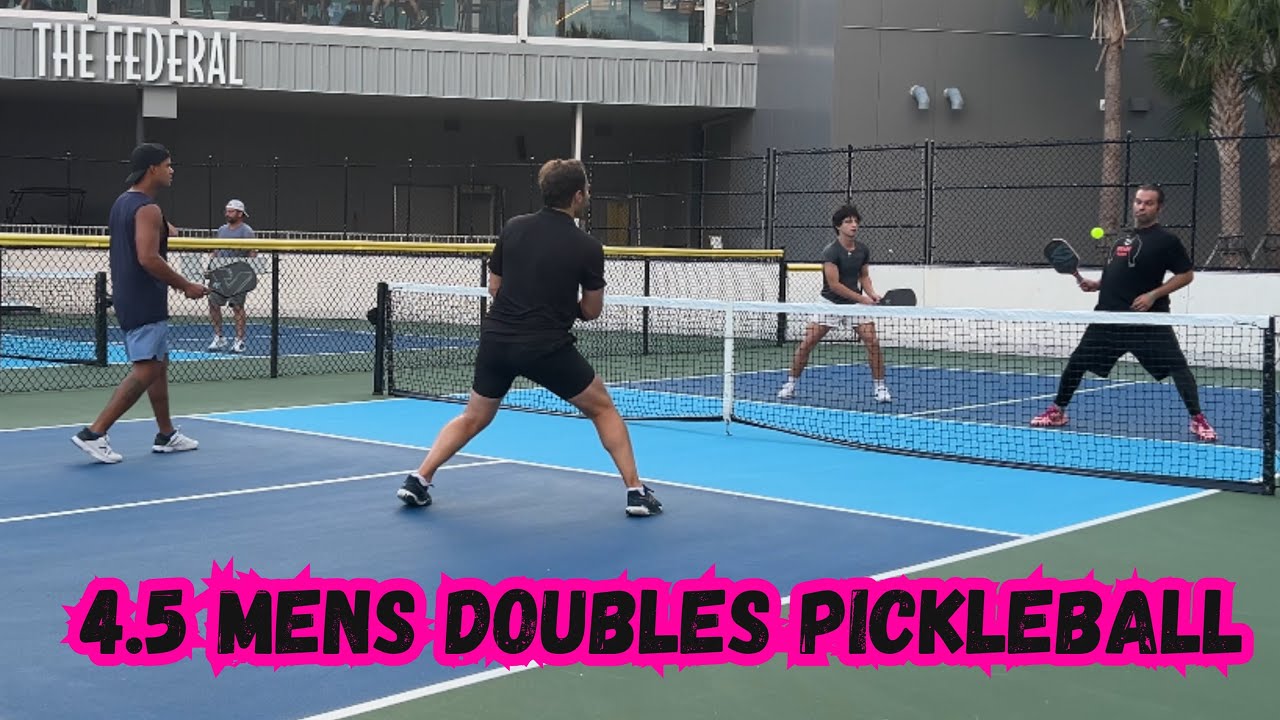 4.5 Mens Doubles Pickleball | Holiday Park Fort Lauderdale Florida | Part 2