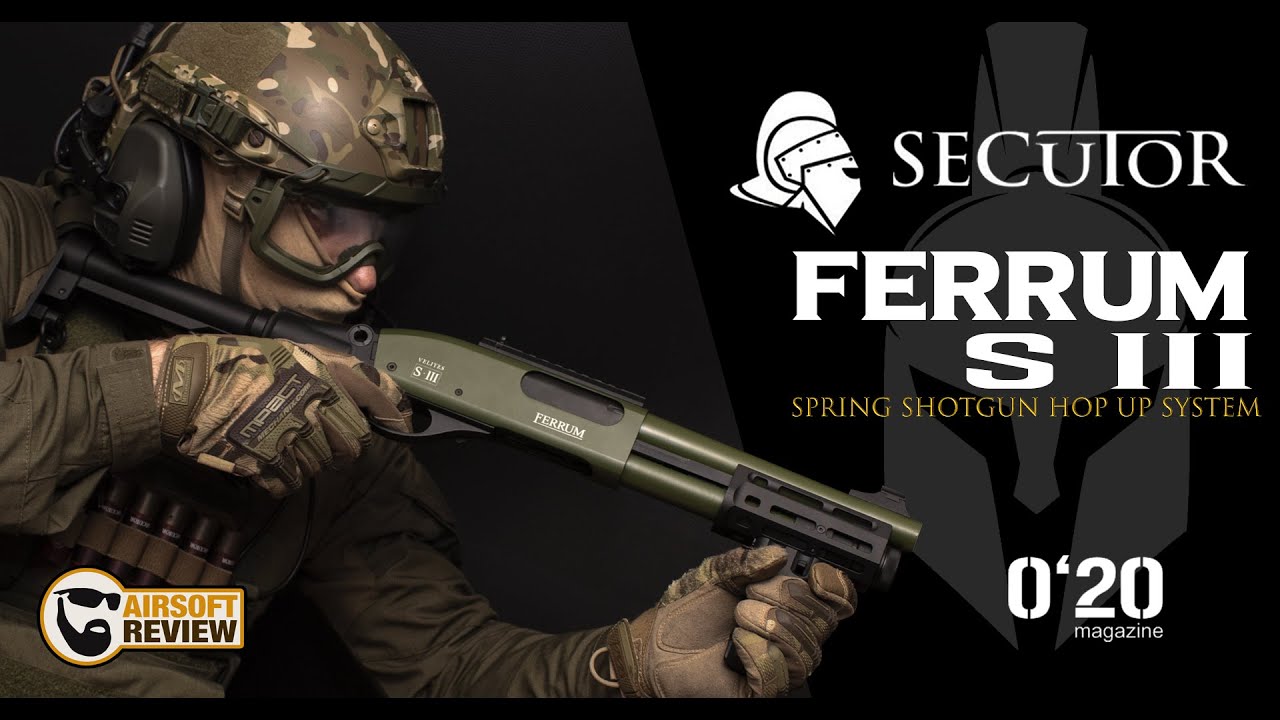 [FR] SHOTGUN FERRUM VELITES S III SECUTOR ARMS \ 020 MAGAZINE \ SKYWAY # AIRSOFT REVIEW