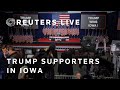 LIVE: Trump supporters gather for watch party in Des Moines, Iowa