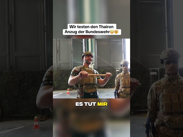 Wir testen den Thairon Anzug der Bundeswehr🤯@Patrick.Vespaziani  #bundeswehr #mma #thaironanzug