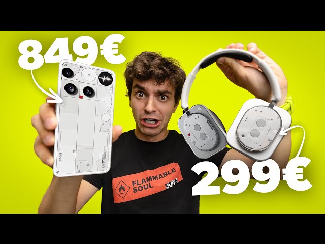 NOTHING FINALMENTE SFIDA APPLE E SAMSUNG? Nuovo Phone (3) e Headphone (1)