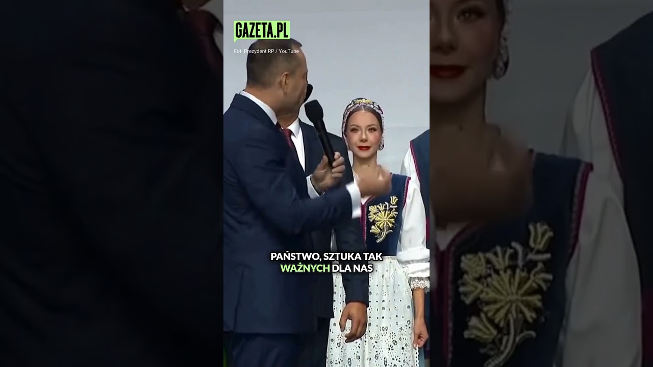 Nawrocki nagrodził zwycięzców konkursu na wieniec dożynkowy