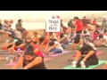 Women Yoga By The Bay @ Mumbai Merina Beach