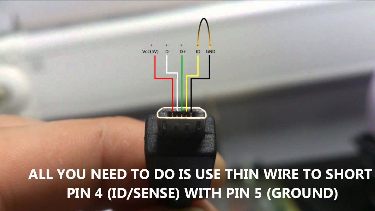 HOW TO MAKE SIMPLE OTG CABLE TUTORIAL - YouTube