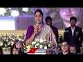 Actress Jayasudha Speech At Ramoji Rao Commemoration Meeting | V6 News  - 03:09 min - News - Video