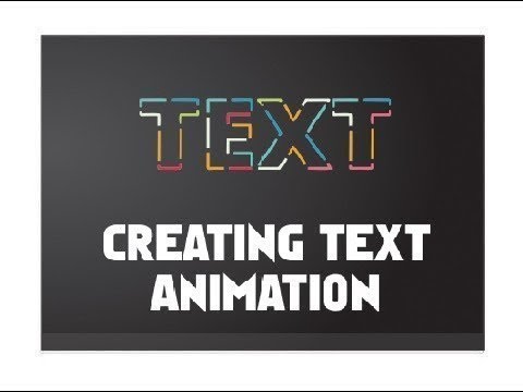 adobe after effects text animation template