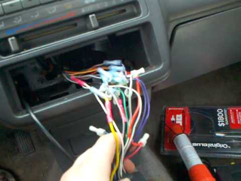 How to wire a tachometer to a civic - YouTube 92 suzuki samurai wiring harness 