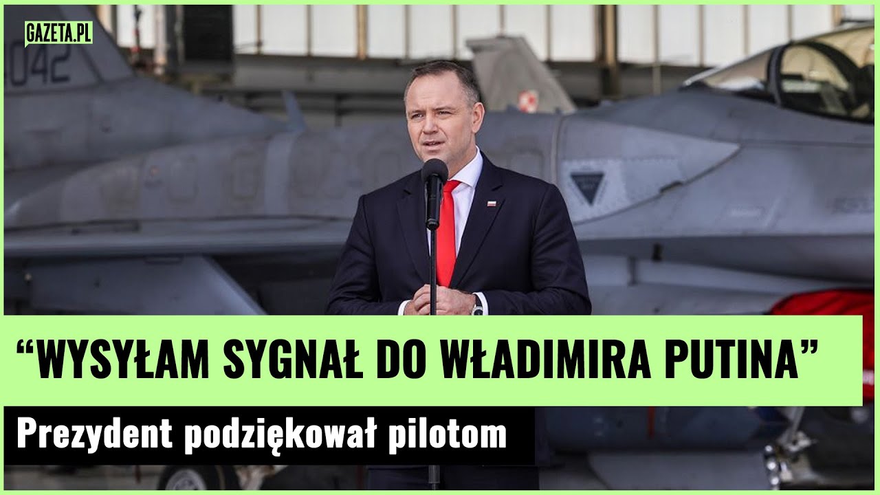 "Polska nie przestraszy się rosyjskich dronów" | Gazeta.pl