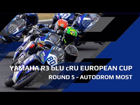 2022 Yamaha R3 bLU cRU European Cup Highlights - Round 5 Autodrom Most