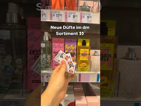 Neue Düfte im dm Sortiment 👀 + Geruchstest 😁 #dm #drogerie #parfum #duft #neu #new