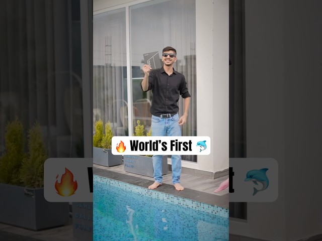 😍Samsung Galaxy Z Fold 7 Underwater Unboxing💦 #tech #shorts #samsung #unboxing