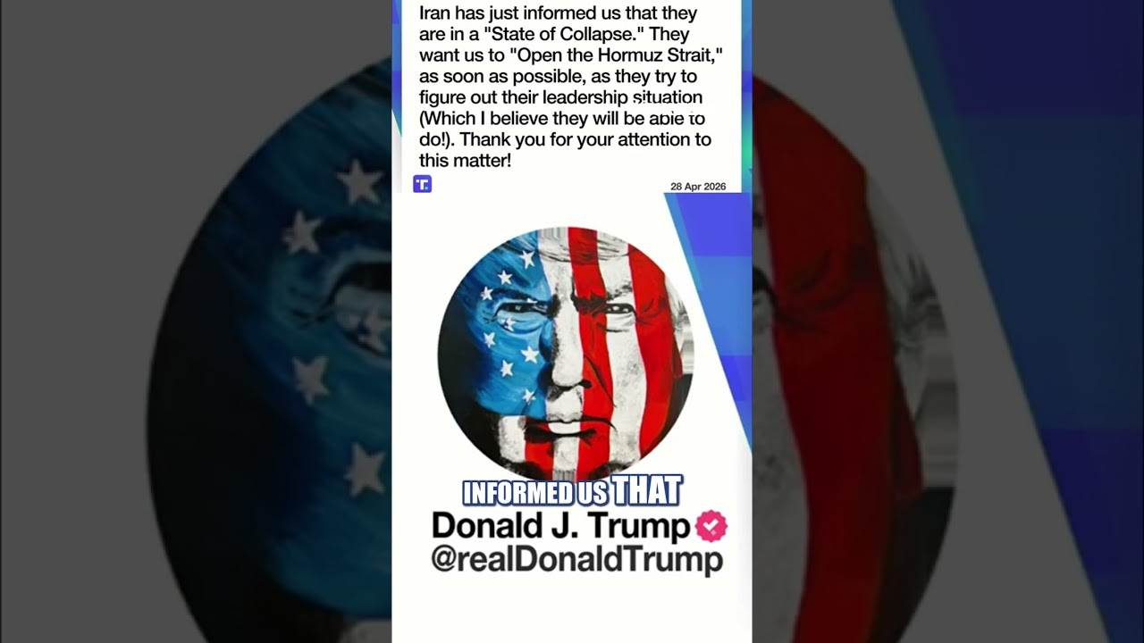 Trump says Iran in 'STATE OF COLLAPSE' #shorts #foxnews #iran #news #world