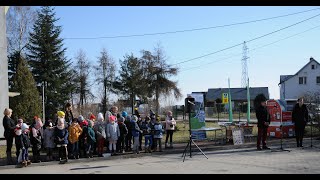 Konferencja prasowa poświęcona elektroodpadom z udziałem Magdaleny Forc-Cherek - Wójt Gminy Starogar