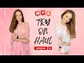 [4K] See-Through Clothes Try on Haul  Transparent Fabric & No Bra Trend