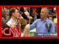 See Obamas response when heckler interrupts his speech