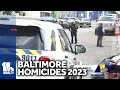 Baltimore City marks historic drop in homicides for 2023