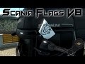 Original Scania V8 Flags