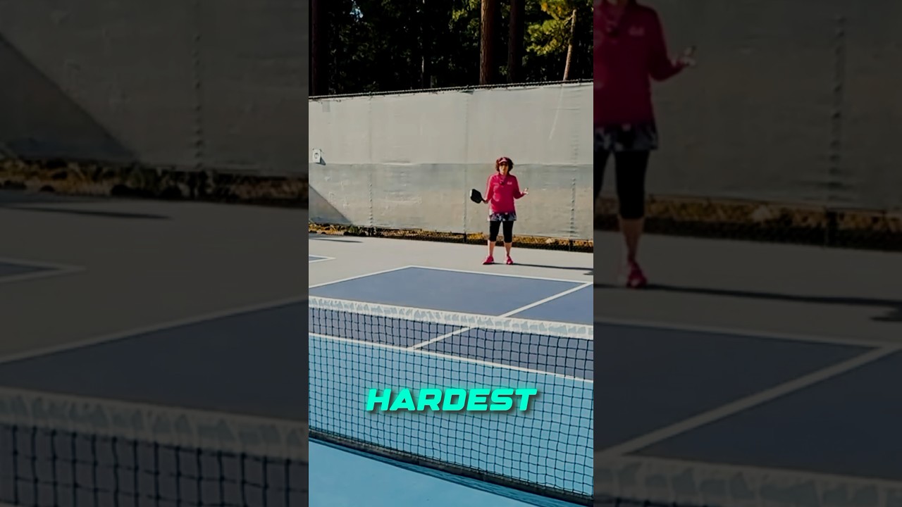 HARDEST SHOT IN PICKLEBALL #pickleball #pickleballskills #pickleballtips #pickle #betterpickleball