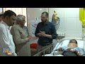 Rajkot Fire: CM Bhupendra Patel and Home Minister Harsh Sanghavi Visit TRP Gaming Zone Fire Victims