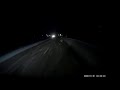 GT N77: пример видео ночью, на трассе, зимой, моросит снег, 1080p