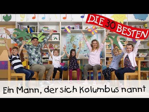 👩🏼 Ein Mann, der sich Kolumbus nannt - Singen, Tanzen und Bewegen || Kinderlieder