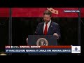 Vice President JD Vance speaks at Charlie Kirk memorial service