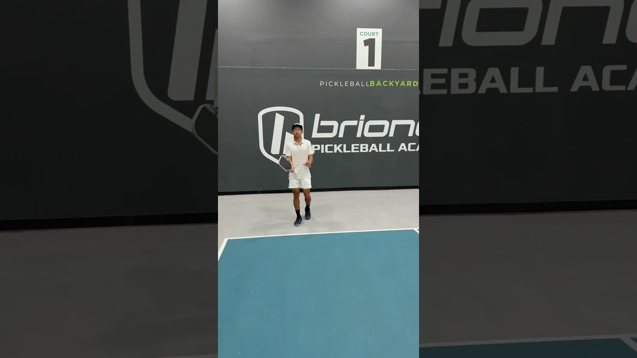 Return Secret- Inside Step Return: Make it to the kitchen every time. BrionesAcademy.com #pickleball