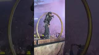 Playboi Carti performing "Sky" with fans in Maryland at the After Hours til Dawn Tour