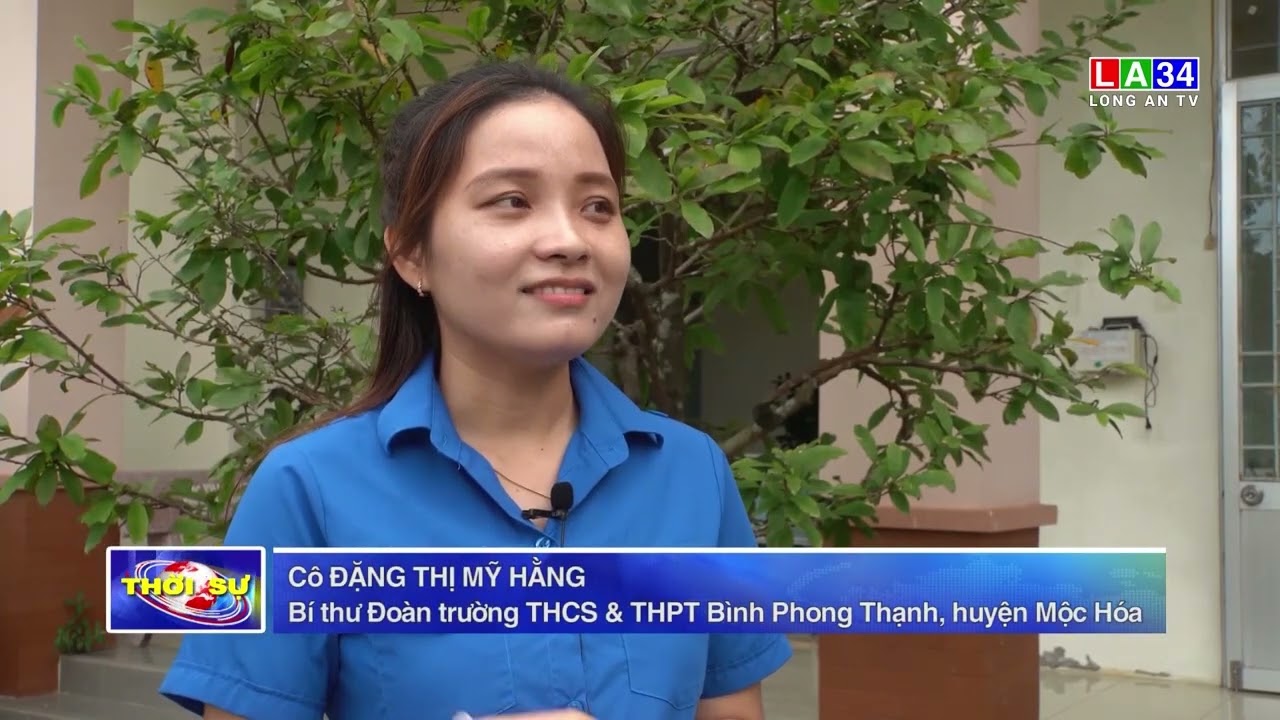 Mô hình “Ngôi nhà xanh” tiếp sức em đến trường tại trường THCS & THPT Bình Phong Thạnh