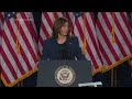 Kamala Harris draws contrast with Donald Trump in first campaign rally since locking up presidential  - 01:10 min - News - Video