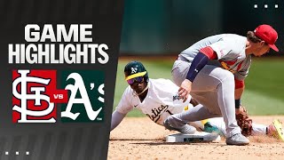 Cardinals vs. A's Game Highlights (4/17/24) | MLB Highlights