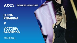 Аустралия Опен 2023 - 1/2 финал: Елена Рыбакина vs Виктория Азаренко (матчтың негізгі сәттері)