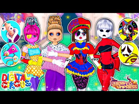 Buying Digital Circus Themes in DRESS to IMPRESS | Roblox Pretty Dti