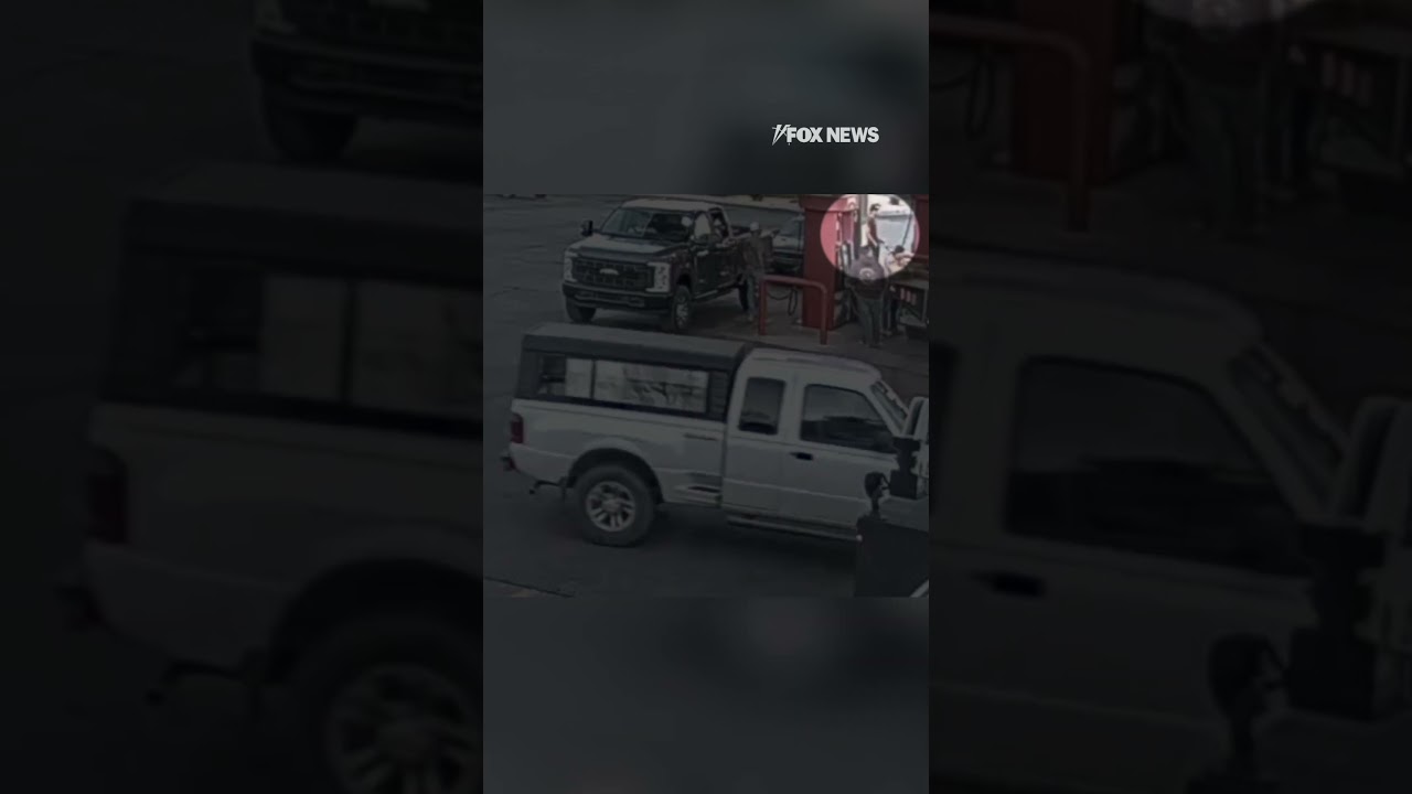 Video captures Kirk’s alleged killer stopping at Utah gas station after assassination #shorts #new