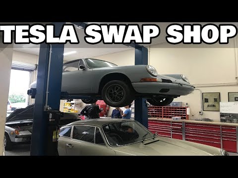 Here’s What we Found Inside a Tesla Conversion Shop