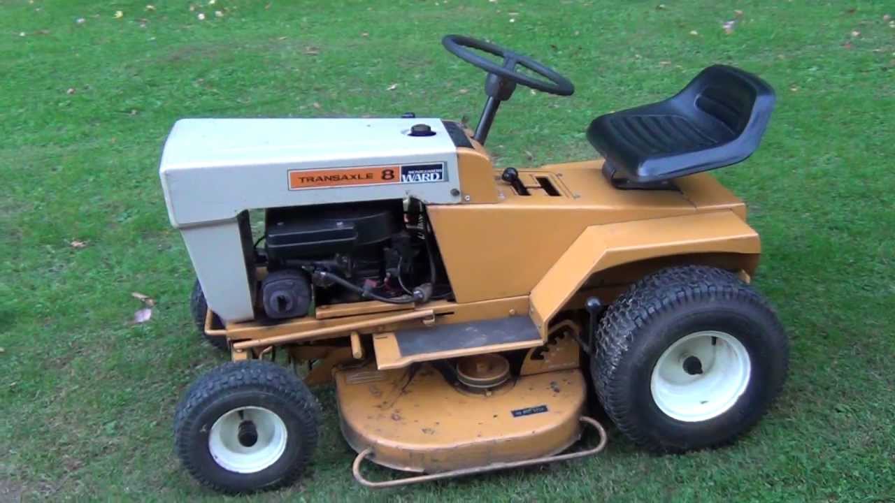 Vintage Montgomery Ward Tractor - YouTube