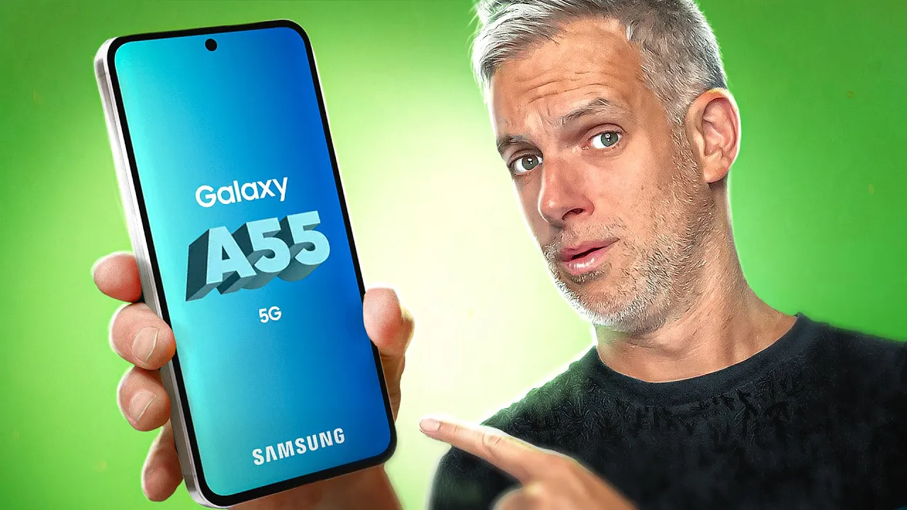 Vido-Test de Samsung Galaxy A55 par Monsieur GRrr