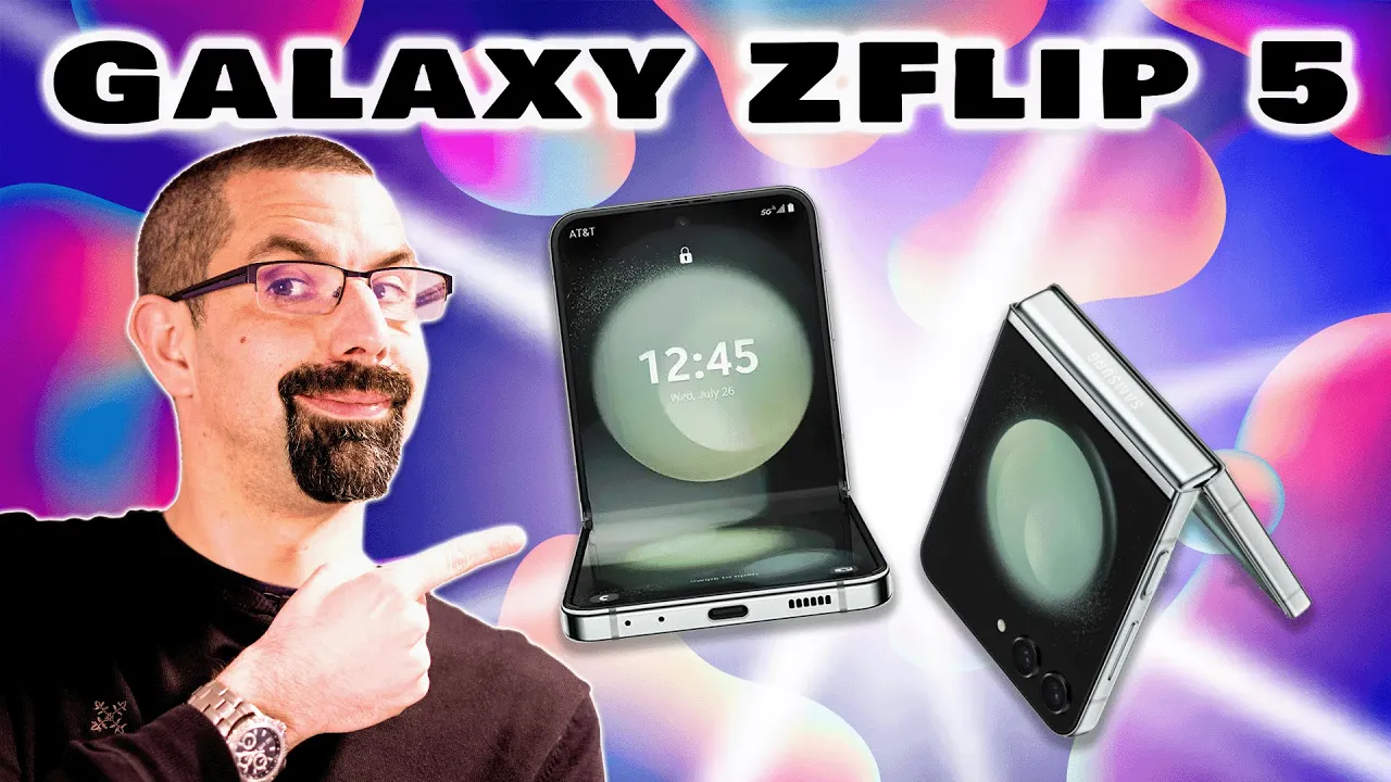 Vido-Test de Samsung Galaxy Z Flip 5 par Tech and Shoot